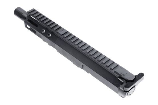 Foxtrot Mike Products 5.2" complete GLOCK-style 9mm upper receiver with 5" M-LOK rail and blast diffuser